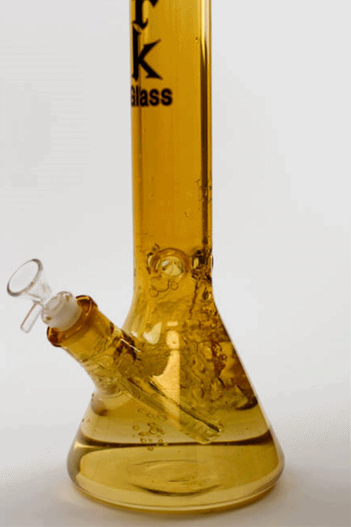 18" SPARK 7 mm tinted metallic color glass bong Beaker Bong ONE