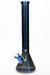 18" SPARK 7 mm tinted metallic color glass bong-Blue - One Wholesale
