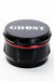 GHOST 4 parts black herb grinder-Red - One Wholesale