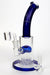 9" Infyniti glass 2-in-1 tree-arm diffuser bubbler-Blue - One Wholesale