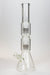 17.5" Infyniti 7 mm thickness Dual 8-arm glass water bong-Clear - One Wholesale