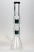 17.5" Infyniti 7 mm thickness Dual 8-arm glass water bong- - One Wholesale