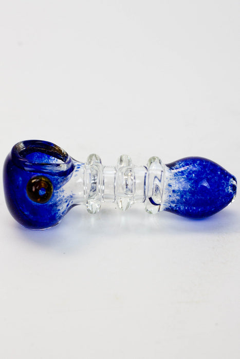 4" soft glass 7560 hand pipe- - One Wholesale