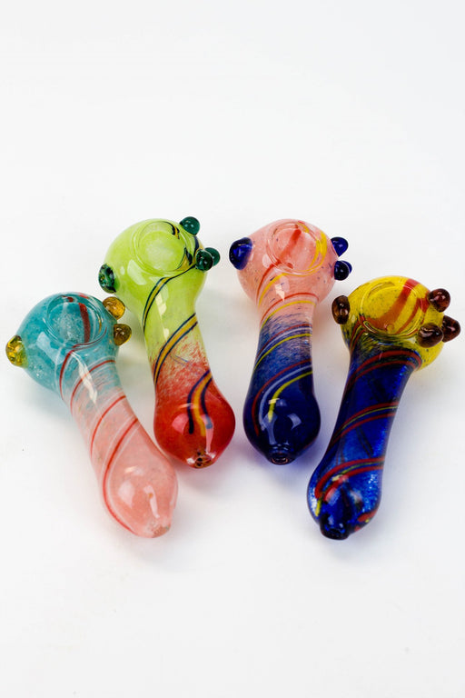 4" soft glass 7561 hand pipe Glass Pipe ONE