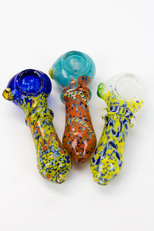4" soft glass 7562 hand pipe Glass Pipe ONE
