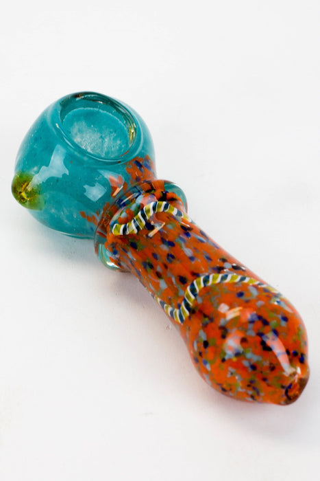 4" soft glass 7562 hand pipe Glass Pipe ONE