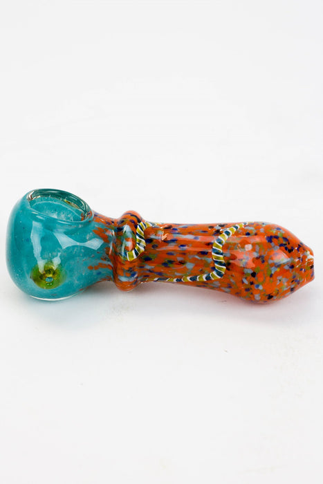 4" soft glass 7562 hand pipe Glass Pipe ONE