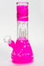 8" single dome percolator glass water bong-Pink - One Wholesale