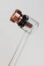 5.5" Glass tube pipe TP004 with metal screen Box of 24 Glass Pipe ONE
