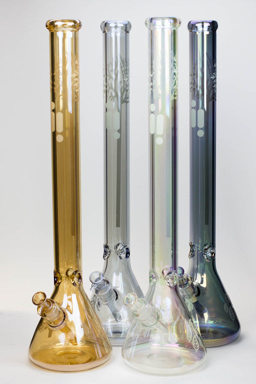 24" Infyniti Tree of Life 7 mm metallic Glow in the dark glass water bong ( GP1775 ) Glass Bong ONE