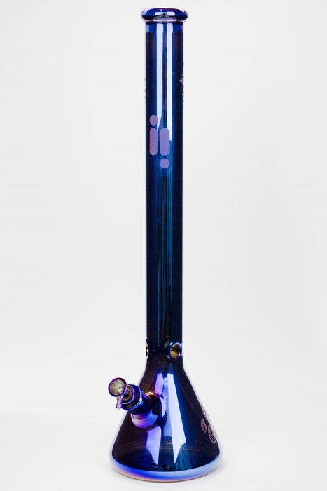 24" Infyniti Tree of Life 7 mm metallic glass water bong-Blue-Purple - One Wholesale