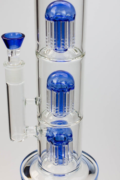 16" Infyniti Triple tree arms percolator glass bong- - One Wholesale