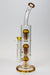 16" Infyniti Triple tree arms percolator glass bong-Amber - One Wholesale