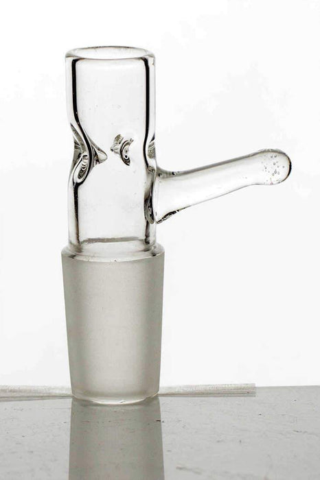 3 Pinched straight glass bowl Bowl · Banger · Oil Burner ONE Clear 18 mm Female Joint