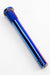 Metallic Color Glass 6 slits downstem-Blue - One Wholesale