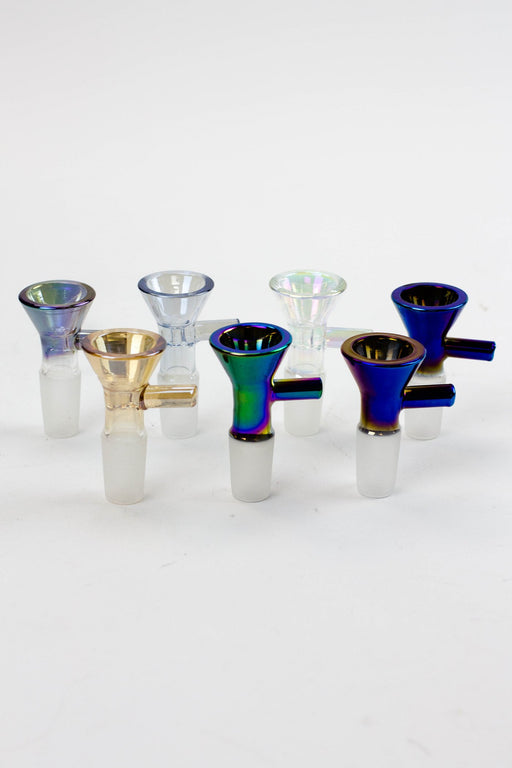 Metallic Color glass bowl for 14 mm Joint- - One Wholesale