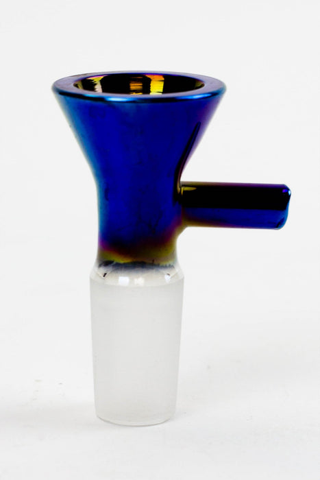 Metallic Color glass bowl for 14 mm Joint Bowl · Banger · Oil Burner ONE Blue