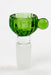 Color glass bowl for 14 mm Joint-Green - One Wholesale