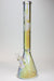 19" Genie Metallic MM sandblast 7 mm glass beaker bong- - One Wholesale