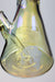 19" Genie Metallic MM sandblast 7 mm glass beaker bong- - One Wholesale