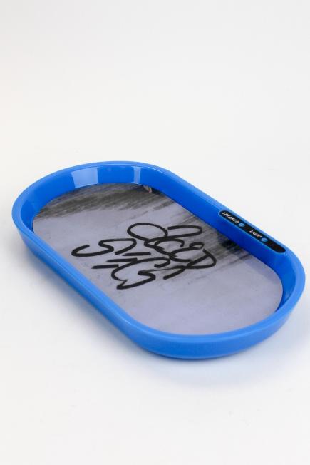 Acid Secs Bluetooth Speaker LED Rolling Tray-Blue - One Wholesale