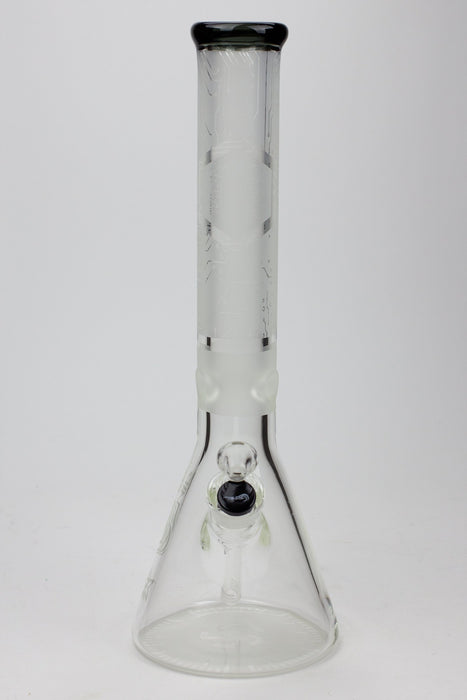 16" Genie 9 mm electric board graphic glass water bong- - One Wholesale