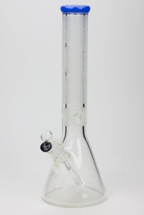 16" Genie 9 mm electric board graphic glass water bong-Jade - One Wholesale