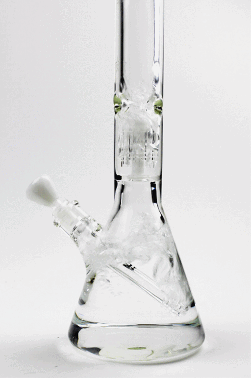 24" Genie 9 mm single percolator glass water bong Beaker Bong ONE