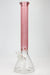 17" Diamond pattern 7 mm glass beaker bong-Pink - One Wholesale