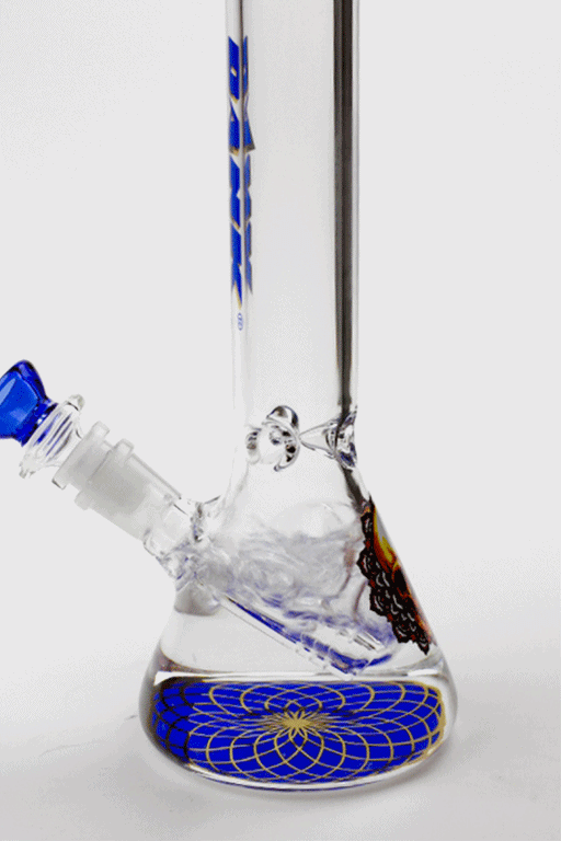 9.5" DANK beaker glass water bong (Wide / Skull)- - One Wholesale