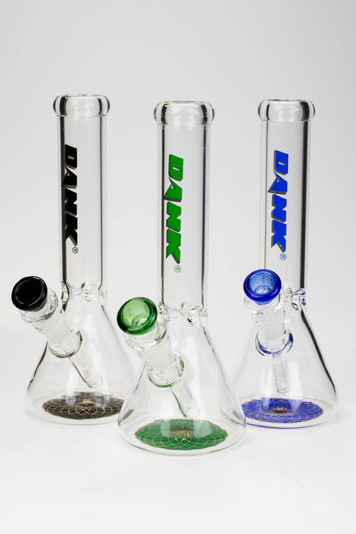 9.5" DANK beaker glass water bong (Wide Tube) Glass Bong Northern Aurora Trading Ltd