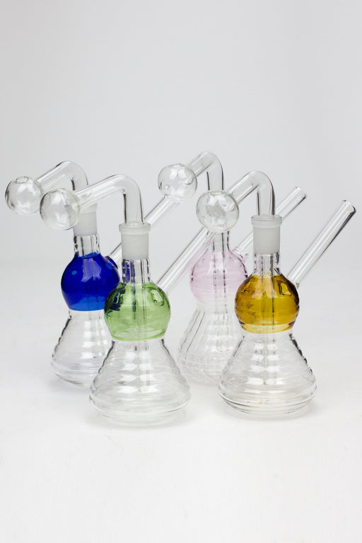 6.5" Oil burner tube water pipe with carb hole Rig ONE