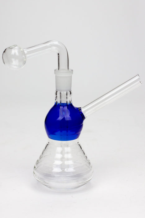 6.5" Oil burner tube water pipe with carb hole- - One Wholesale