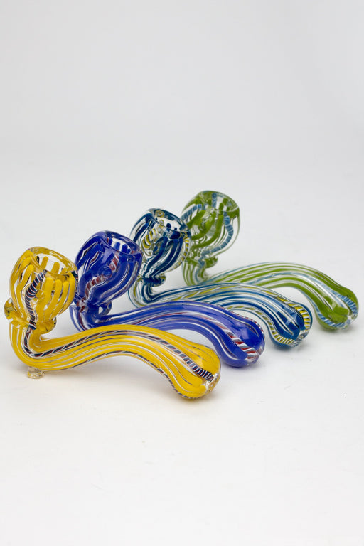 5" soft glass Sherlock IS-19 hand pipe Glass Pipe ONE