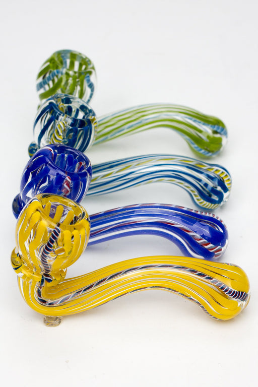5" soft glass Sherlock IS-19 hand pipe Glass Pipe ONE