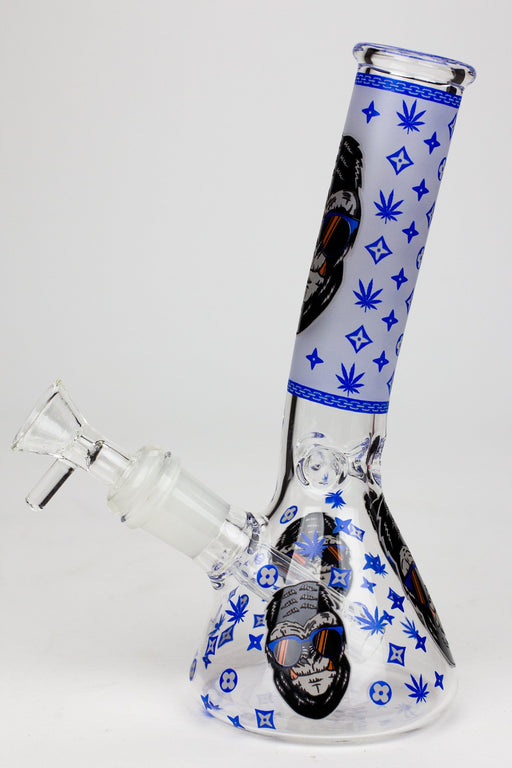 8" Gorilla glass water bong Glass Bong ONE