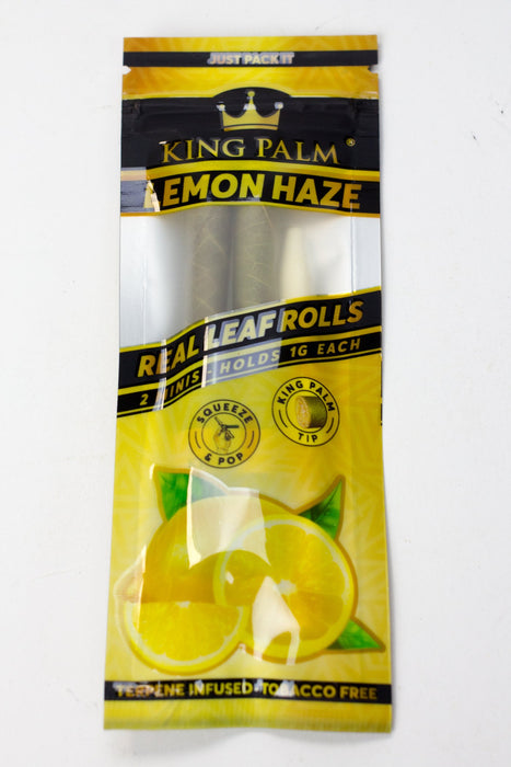King Palm Hand-Rolled flavor Mini Leaf-Lemon Haze - One Wholesale