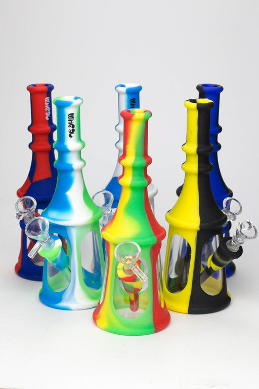 8.5" Acrylic and Silicone water bong - Assorted Colours Silicone Bong ONE
