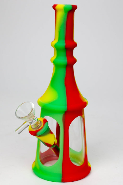 8.5" Acrylic and Silicone water bong - Assorted Colours Silicone Bong ONE