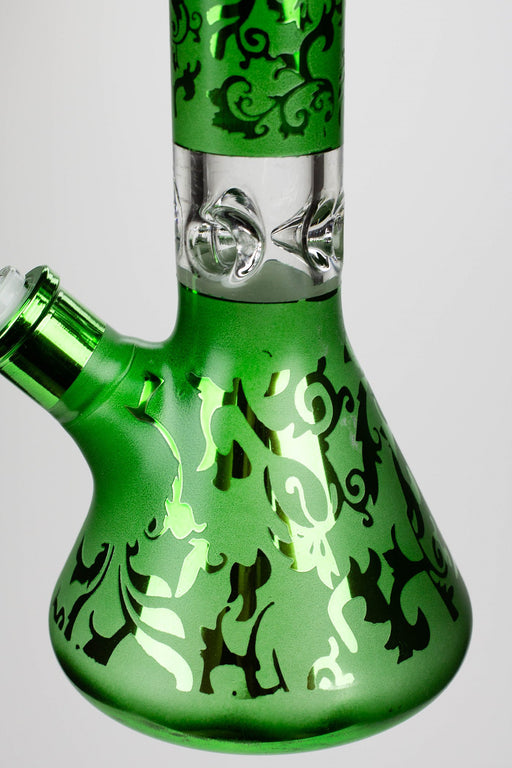 18" New 7 mm metallic classic beaker bong Beaker Bong ONE