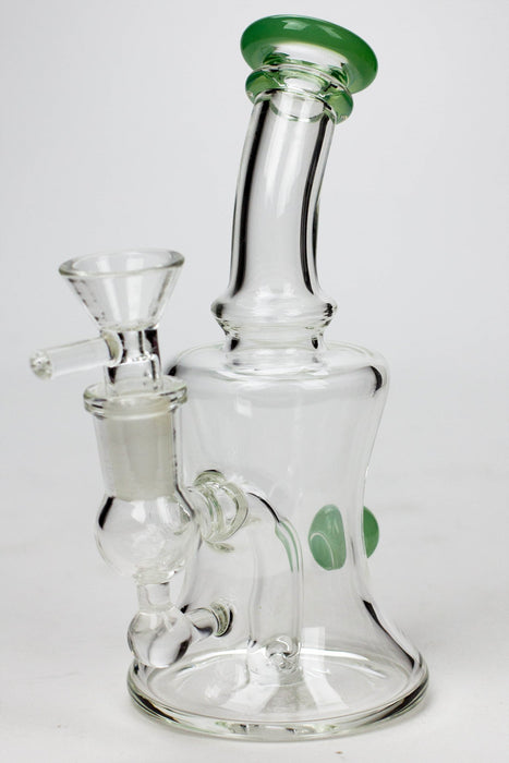 6" 2-in-1 fixed 3 hole diffuser Skirt bubbler-Jade - One Wholesale