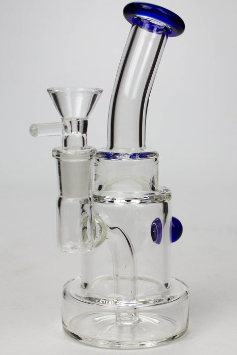 6.5" 2-in-1 fixed 3 hole diffuser bubbler-Blue - One Wholesale