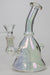 6" 2-in-1 fixed 3 hole diffuser bell Metallic tinted bubbler-Sunshine - One Wholesale
