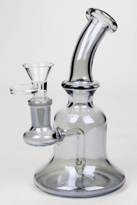 6" fixed 3 hole diffuser Metallic tinted bubbler-Silver - One Wholesale