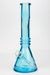 12" colored soft glass water bong-Blue - One Wholesale