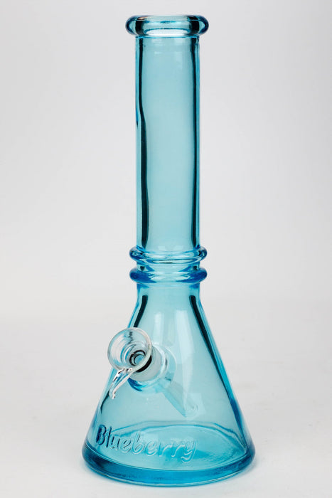 10" colored soft glass water bong-Blue - One Wholesale