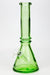 10" colored soft glass water bong-Green - One Wholesale