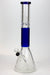 16" Genie 9 mm beaker glass water bong-Blue - One Wholesale