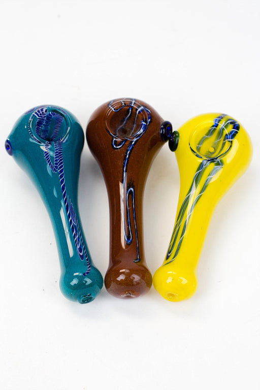 4.5" soft glass 8270 hand pipe Glass Pipe ONE