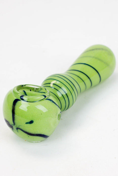 4.5" soft glass 8271 hand pipe- - One Wholesale